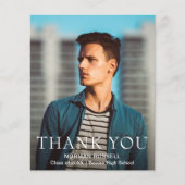 Moderne Afstuderen voor fotobudget Hartelijk dank (Voorkant)