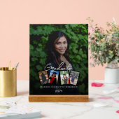 Moderne Afstuderen voor fotocollage Acryl Bord (Huwelijk)