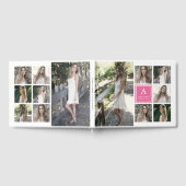 Moderne Afstuderen voor fotocollage en monogram Gastenboek (Volledig)