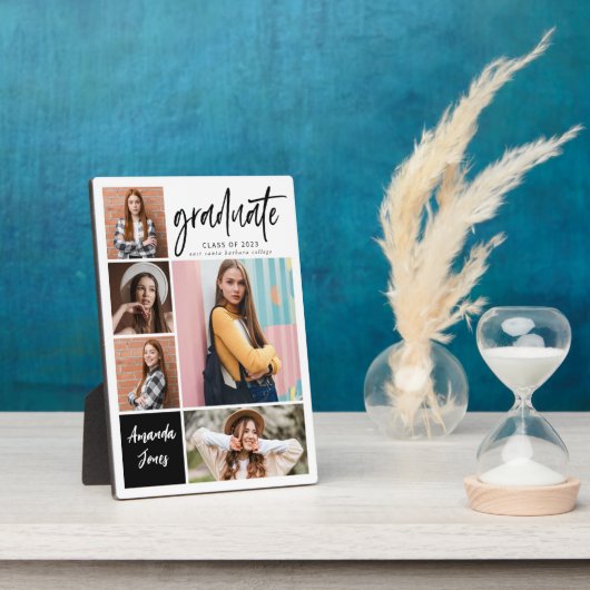 Moderne Afstuderen voor fotocollage Fotoplaat (Zijkant)