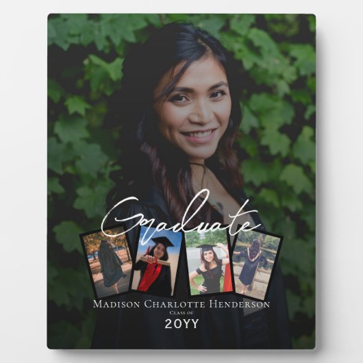 Moderne Afstuderen voor fotocollage Fotoplaat (Voorkant)