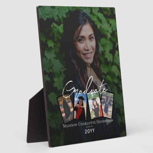 Moderne Afstuderen voor fotocollage Fotoplaat (Zijkant)