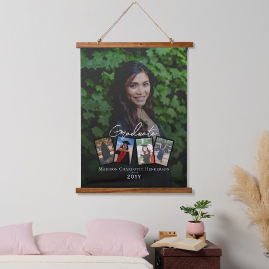 Moderne Afstuderen voor fotocollage Hangend Wandkleed (Slaapkamer)