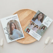 Moderne Afstuderen voor fotocollage Kaart