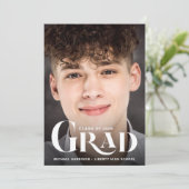 Moderne Afstuderen voor fotogebold Typografie Aankondiging (Staand voorkant)