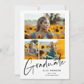 Moderne Afstuderen voor het verzamelen van foto's  Aankondiging (Voorkant)