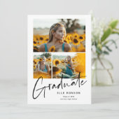 Moderne Afstuderen voor het verzamelen van foto's  Aankondiging (Staand voorkant)