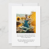 Moderne Afstuderen voor het verzamelen van foto's  Aankondiging (Achterkant)