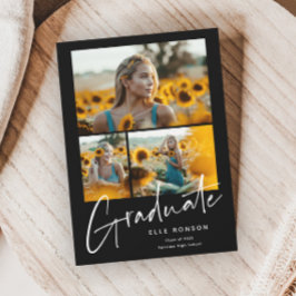 Moderne Afstuderen voor het verzamelen van foto's  Aankondiging