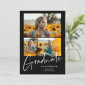 Moderne Afstuderen voor het verzamelen van foto's  Aankondiging (Staand voorkant)