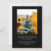 Moderne Afstuderen voor het verzamelen van foto's  Aankondiging (Achterkant)