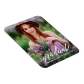 Moderne Afstuderen voor kalligrafie Foto Magneet (Rechterzijde)