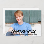 Moderne Afstuderen voor koelen - Hartelijk dank Aankondiging (Voorkant / Achterkant)