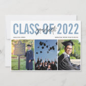 Moderne Afstuderen voor middelbaar fotocollage Aankondiging (Voorkant)