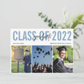 Moderne Afstuderen voor middelbaar fotocollage Aankondiging (Staand voorkant)
