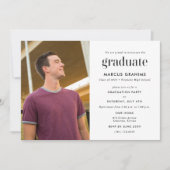 Moderne Afstuderen voor middelbare school Kaart (Voorkant)