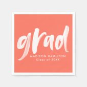 Moderne Afstuderen voor penseel script Servet (Voorkant)