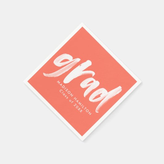 Moderne Afstuderen voor penseel script Servet (Hoek)