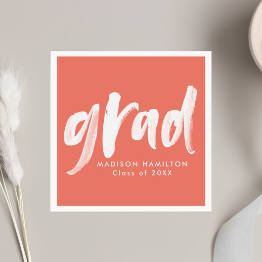 Moderne Afstuderen voor penseel script Servet