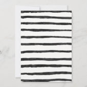 Moderne Afstuderen voor penseelscript Aankondiging (Achterkant)