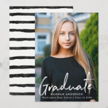 Moderne Afstuderen voor penseelscript