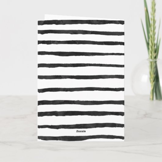 Moderne Afstuderen voor penseelscript Bedankkaart (Achterkant)