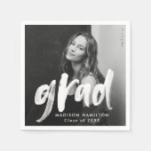 Moderne Afstuderen voor penseelscript Servet (Voorkant)