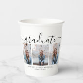 Moderne Afstuderen voor Script Calligraphy 3 Foto Papieren Bekers (Voorkant)