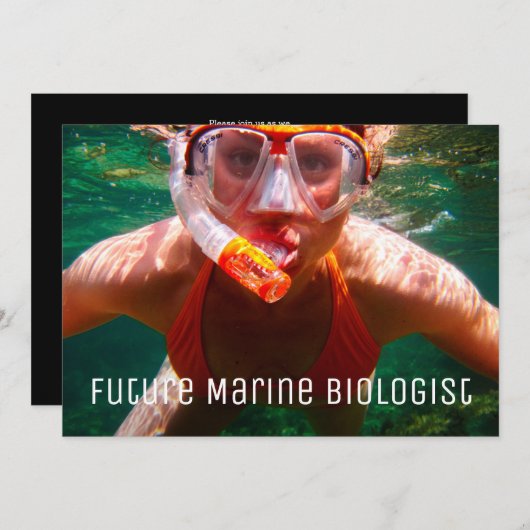 Moderne Afstuderen voor toekomstig loopbaanfotoges Kaart (Voorkant / Achterkant)