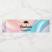 Moderne Afstuderen  Waterfles Etiket (Enkel label)