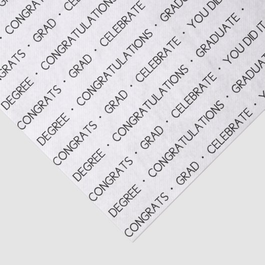 Moderne Afstuderen weefselpapier Tissuepapier (Detail)