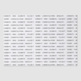 Moderne Afstuderen weefselpapier Tissuepapier