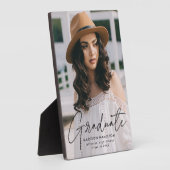 Moderne Afstuderen zwarte Afstuderen van het Manus Fotoplaat (Zijkant)