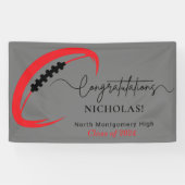 Moderne afstuderende atleet Gefeliciteerd Spandoek (Horizontaal)