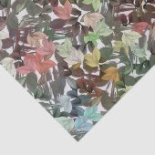 Moderne afvallende bladeren afdrukken in weefselpa tissuepapier (Detail)