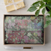 Moderne afvallende bladeren afdrukken in weefselpa tissuepapier (Geschenk)