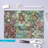 Moderne afvallende bladeren afdrukken in weefselpa tissuepapier (Craft)