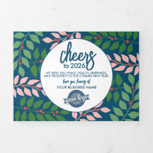 Moderne agenda met Logo - Blauw Groen Bedrijf