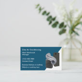Moderne airconditioning reparatie service visitekaartje (Staand voorkant)