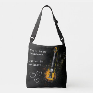 Moderne akoestische gitaar crossbody tas