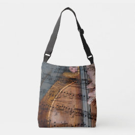 Moderne akoestische gitaar crossbody tas