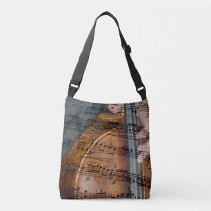 Moderne akoestische gitaar crossbody tas