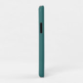 Moderne Alexandriet Teal Geometrische Monogram Case-Mate iPhone Case (Achterkant/rechts)