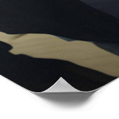 Moderne alfabetische foto zitplaatsen poster (Hoek)