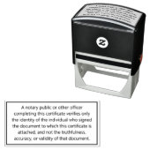 Moderne Algemene Disclaimer voor Notarissen Zelfinktende Stempel (In situ)