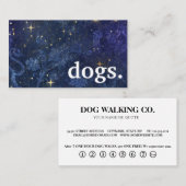 Moderne alkboardhonden. trouwerekaart visitekaartje (Voorkant / Achterkant)