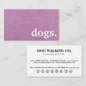 Moderne alkboardhonden. trouwerekaart visitekaartje (Voorkant / Achterkant)