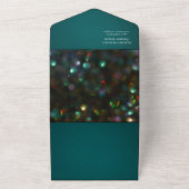 Moderne All-in-One Huwelijksuitnodiging – Chic & S All In One Uitnodiging (Buitenkant)