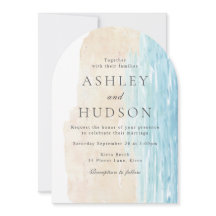 Moderne All Seasons Beach Boho Boog bruiloft