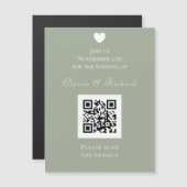 Moderne allemaal in één sleuf QR Code Weddenschap (Voorkant / Achterkant)